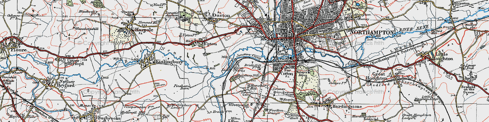 Old map of Briar Hill in 1919