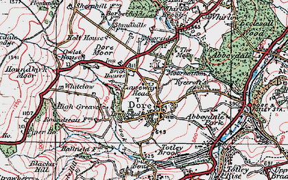 Old map of Limb Brook in 1923