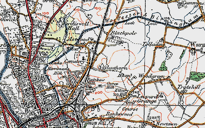 Old map of Brickfields in 1920
