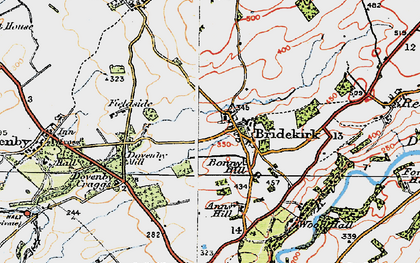 Old map of Bonnyhill in 1925