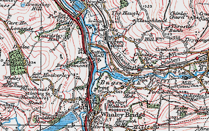 Old map of Bridgemont in 1923