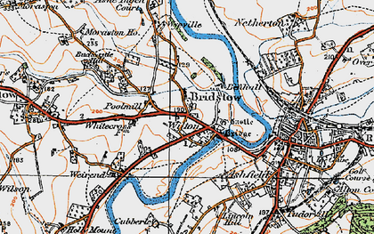 Old map of Bridstow in 1919
