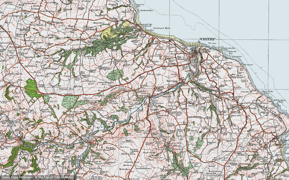 Old Map of Briggswath, 1925 in 1925