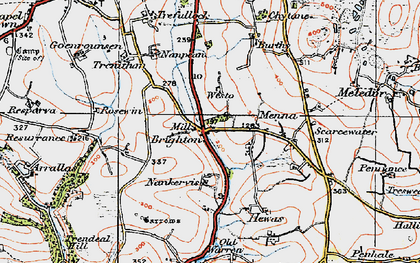 Old map of Besowsa in 1919