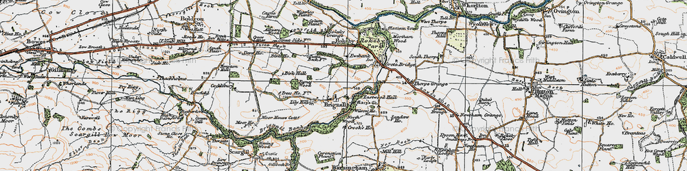Old map of Lily Hill in 1925