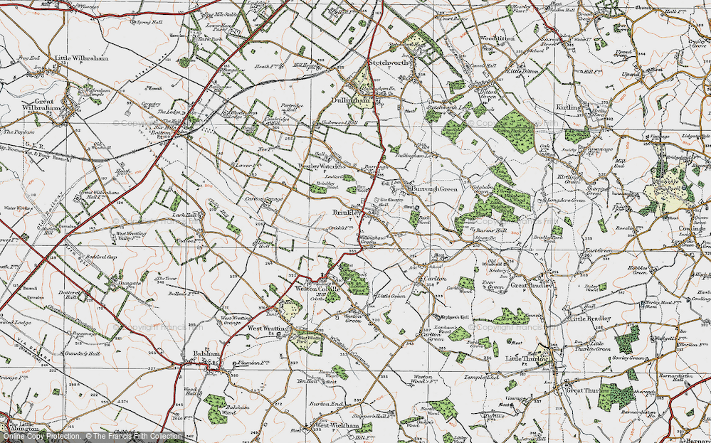 Old Map of Brinkley, 1920 in 1920