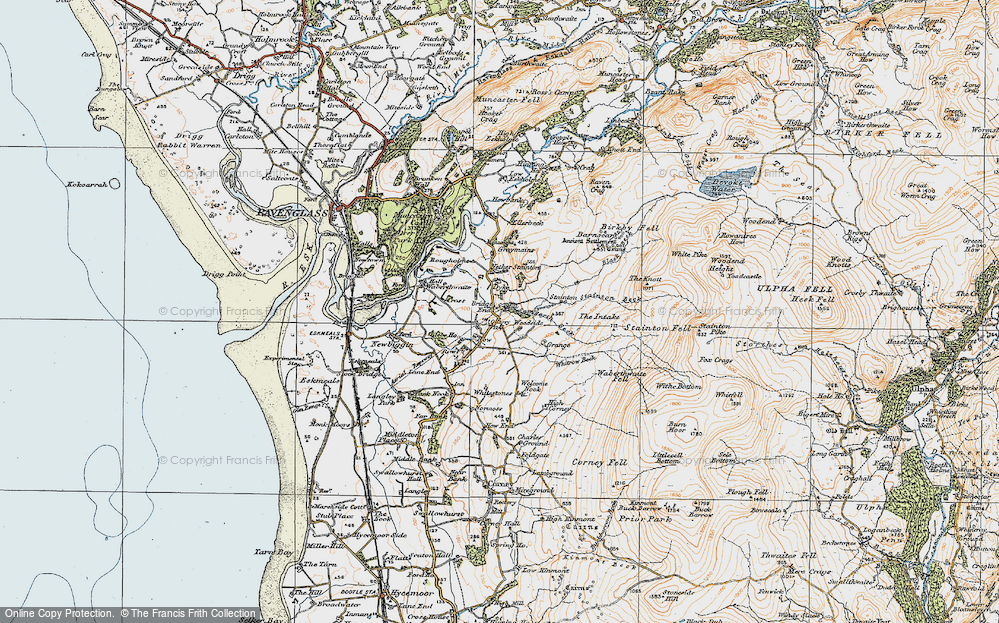 Old Map of Broad Oak, 1925 in 1925