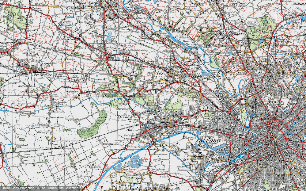 Old Map of Broadoak Park, 1924 in 1924