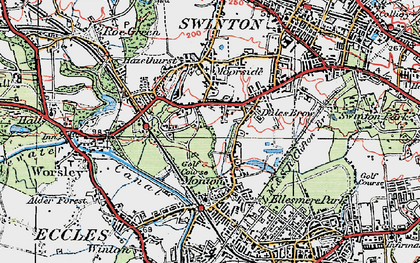 Old map of Broadoak Park in 1924