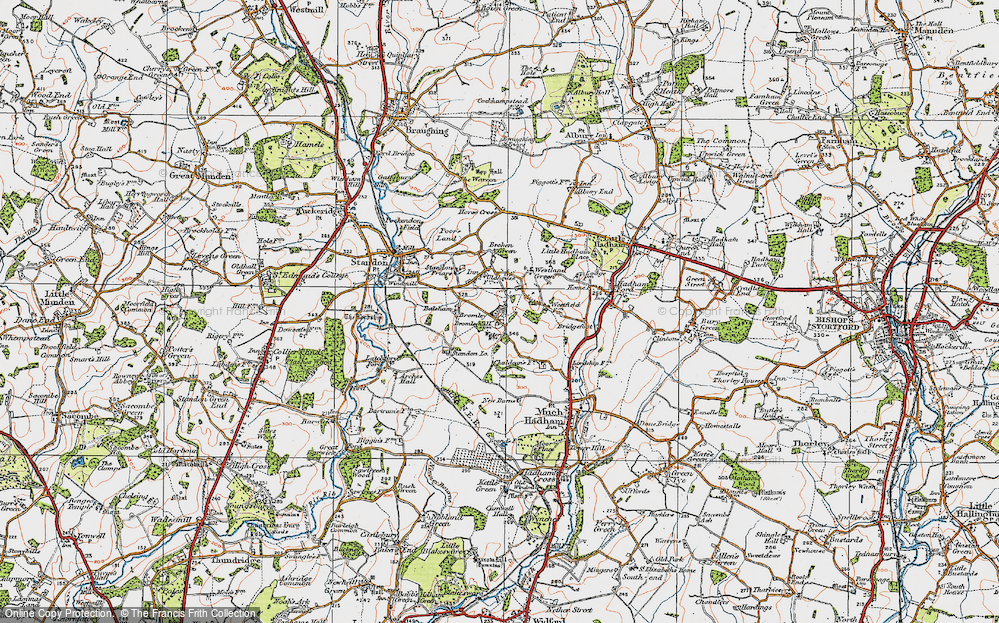 Old Map of Bromley, 1919 in 1919