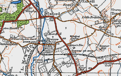 Old map of Broom in 1919