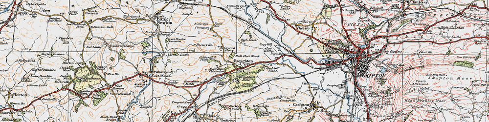 Old map of Butter Haw in 1925