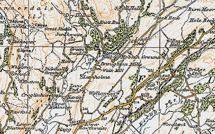 Old map of Lind End in 1925