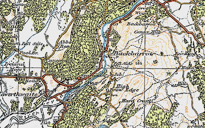Old map of Brow Edge in 1925
