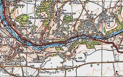 Old map of Brownshill in 1919