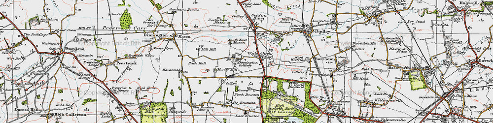Old map of Brunswick Village in 1925
