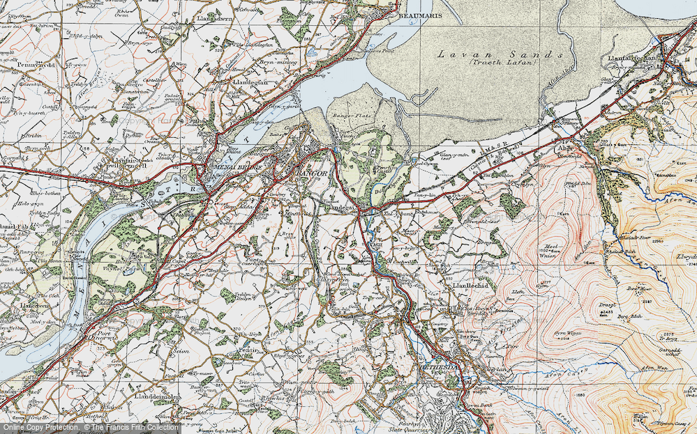 Old Map of Bryn, 1922 in 1922