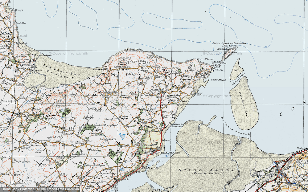 Old Map of Bryn Celyn, 1922 in 1922