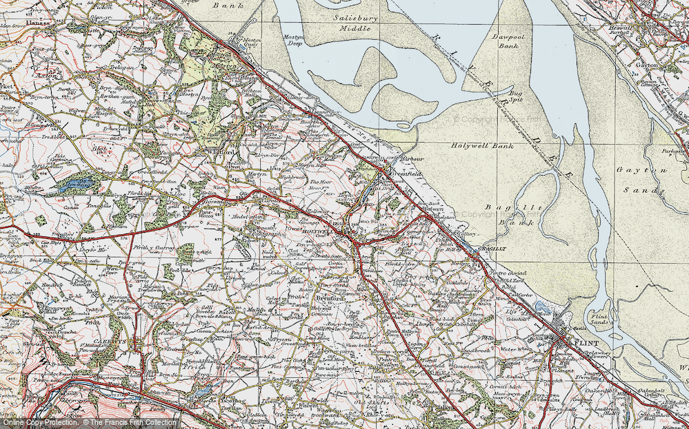 Old Map of Bryn Celyn, 1924 in 1924