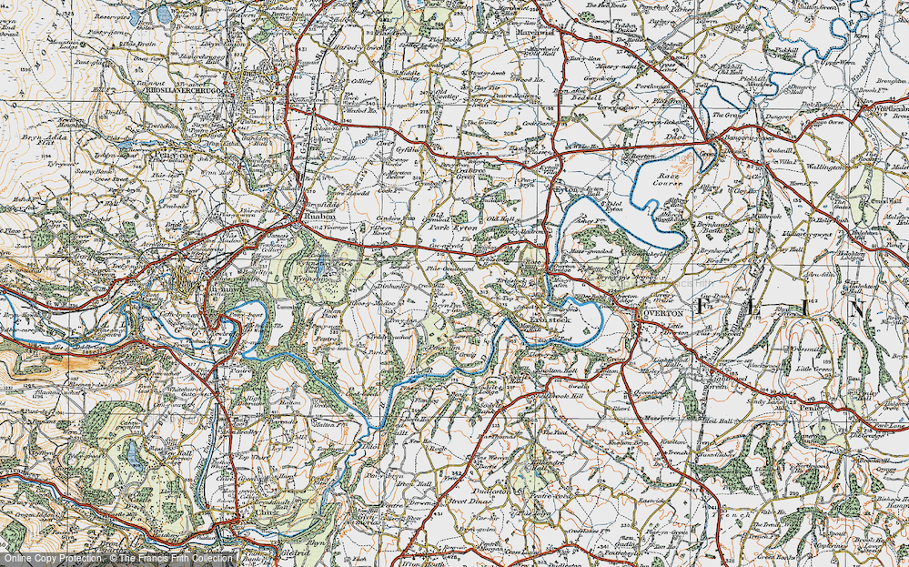 Old Map of Bryn Pen-y-lan, 1921 in 1921