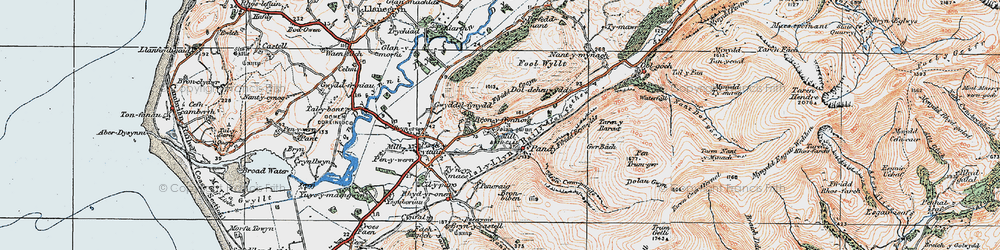 Old map of Woodlands in 1922
