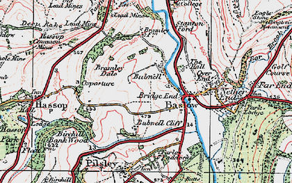 Old map of Bramley Dale in 1923