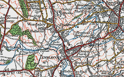 Old map of Buckpool in 1921