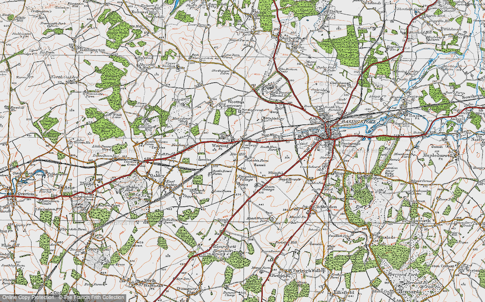 Old Map of Buckskin, 1919 in 1919