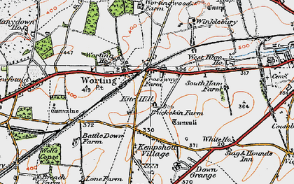 Old map of Buckskin in 1919