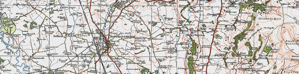 Old map of Bullamoor in 1925