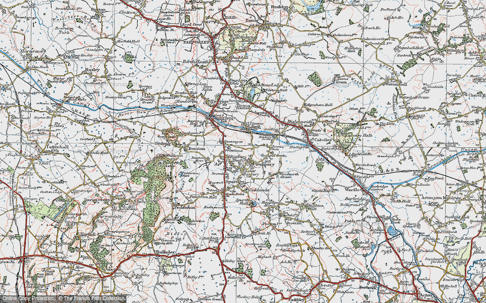 Old Map of Bunbury, 1923 in 1923