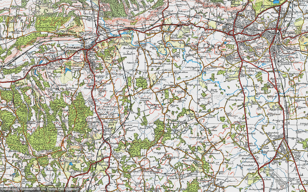 Old Map of Bunce Common, 1920 in 1920