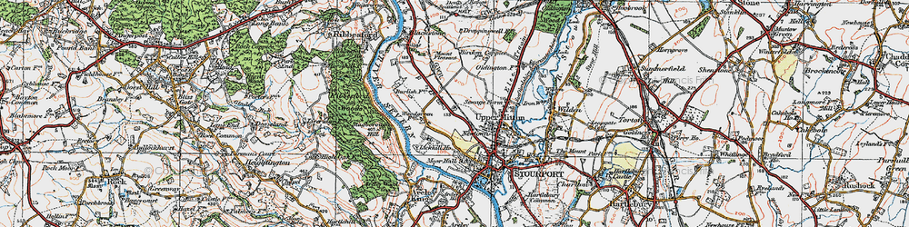 Old map of Burlish Park in 1920