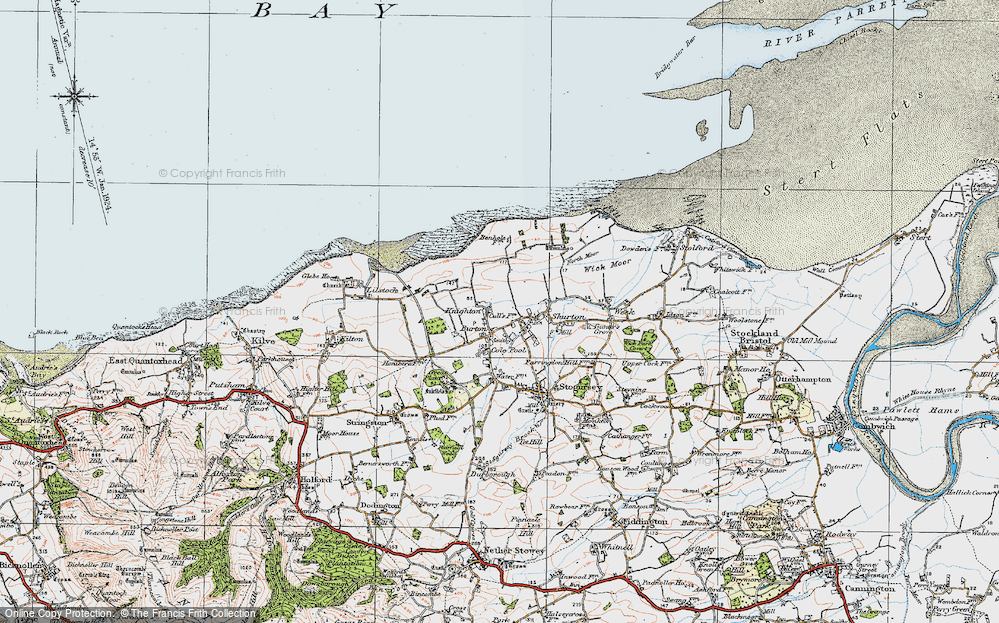 Old Map of Burton, 1919 in 1919