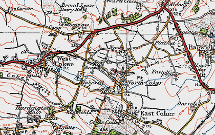 Old map of Coker Court in 1919