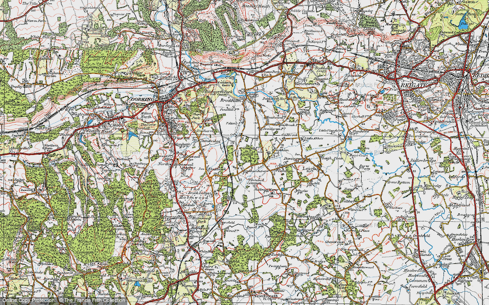 Old Map of Bushbury, 1920 in 1920