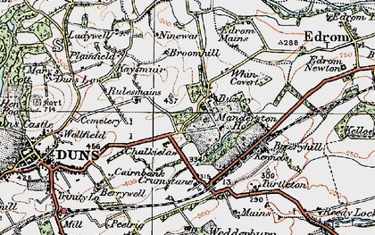 Old map of Buxley in 1926