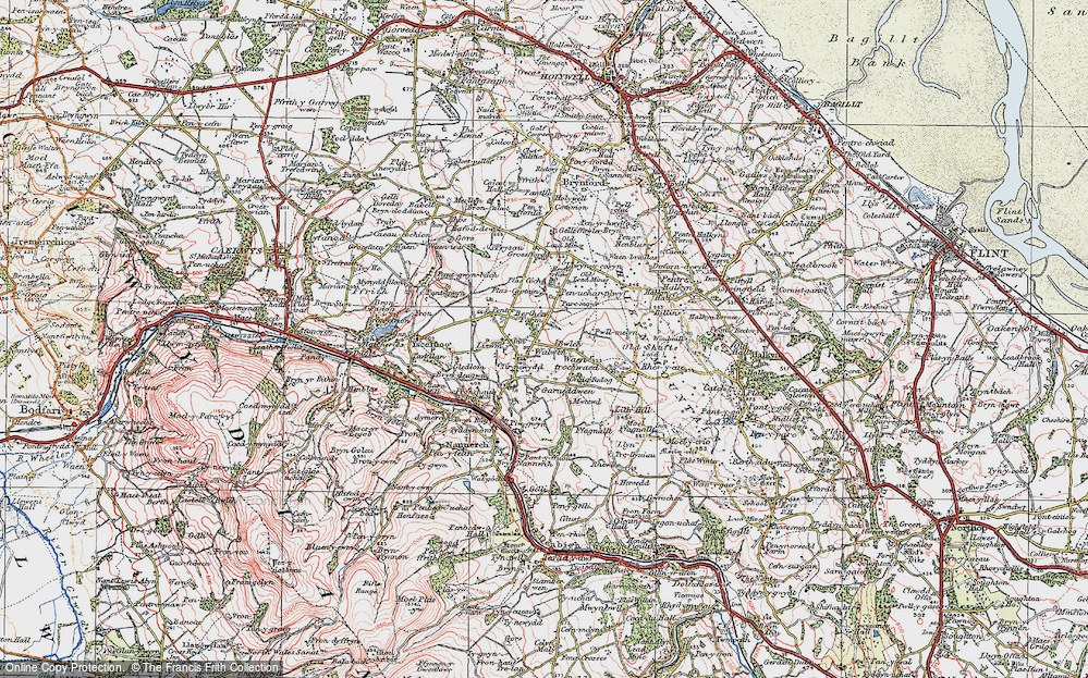 Old Map of Bwlch, 1924 in 1924