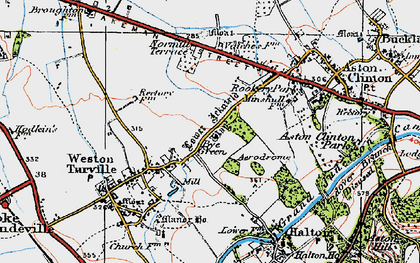 Old map of Bye Green in 1919