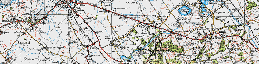 Old map of Bye Green in 1919