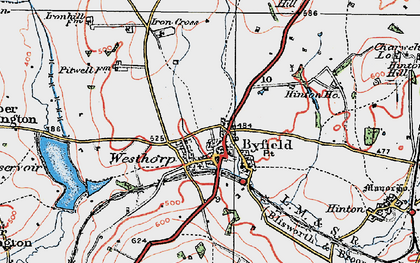 Old map of Byfield in 1919