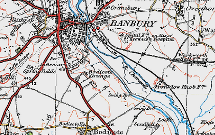Old map of Calthorpe in 1919