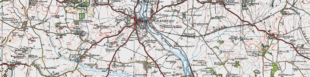 Old map of Calthorpe in 1919