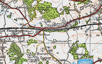 Old map of Cambridge Batch in 1919