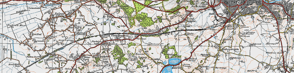 Old map of Cambridge Batch in 1919