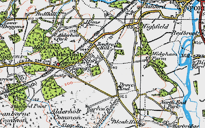 Old map of Camel Green in 1919