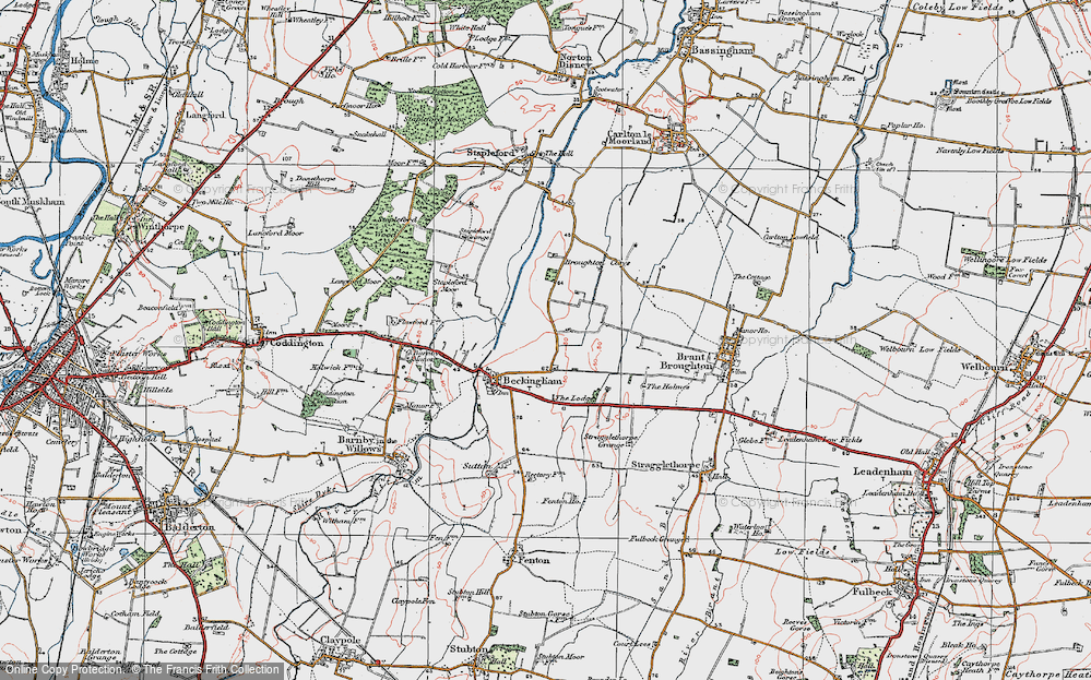 Old Map of Camp, 1923 in 1923