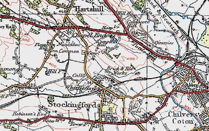 Old map of Camp Hill in 1920
