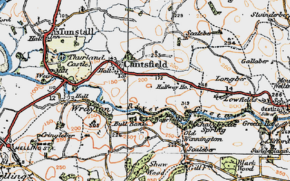 Old map of Cantsfield in 1924