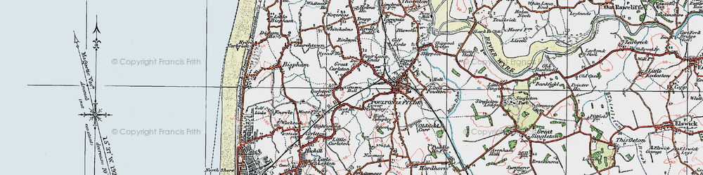 Old map of Carleton in 1924